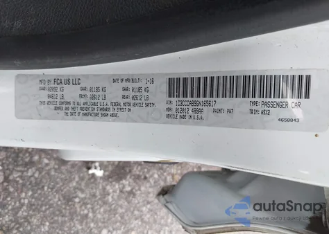 2016 Chrysler 200 Limited из США, поврежденный, VIN 1C3CCCAB9GN165617